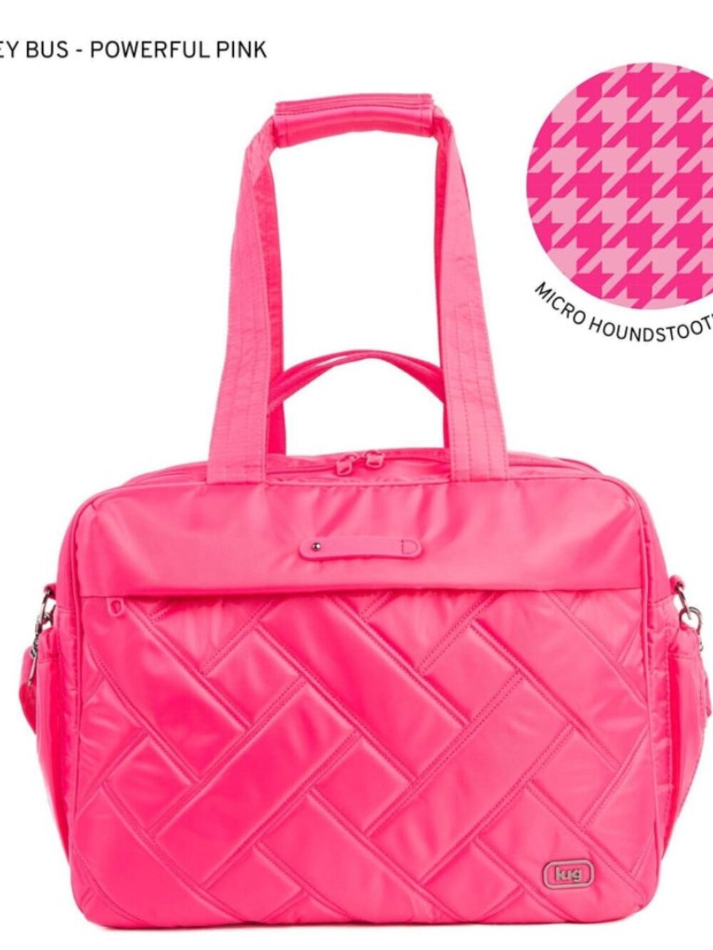 LUG - Trolley Bus Duffel Bag in Powerful Pink